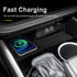Wireless Phone Charging Pad Silicone Material Dual Charging Ports 15W Adapter for Smartphone Phone for Toyota