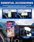 Autorder Custom Fit Car Phone Holder for 2020-2025 Toyota Highlander, 8" Screen Hands-Free 360 Degree Rotation