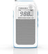 TOMASHI Tiny Portable AM/FM Radio with DSP, Auto Scan & Preset Channels, Stereo