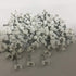 200 PCS 6mm Flat Ethernet Cable Wire Clips with Nail for Ethernet Cable Management, Single Coaxial Cable Clamps