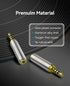 VENTION 3.5mm Female to 2.5mm Male Audio Adapter Converter Premium Quality Headphone Earphone Headset 2.5mm Male to 3.5mm Female Audio Connector Gold Plated 3 Ring Jack Stereo or Mono(2 Pack)