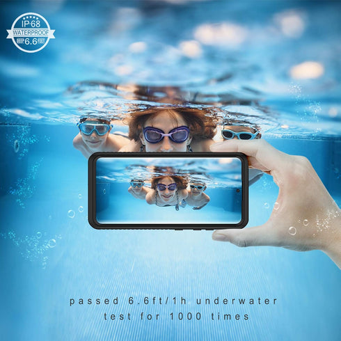 Lanhiem for Samsung Galaxy S21+ Plus Case, IP68 Waterproof Dustproof, Rugged Full Body Shockproof Cover