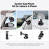 NEEWER 4.5" Suction Cup Camera Mount with Ball Head, Quick Release Car Mount, Compatible with iPhone DJI Insta360, CA105