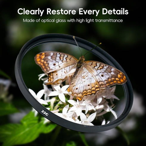 Macro Close-Up Filter 40.5mm (+2 +4 +8 +10) with Lens Filter Pouch for Sony ZV-1 ZV-1F A6700 A6600 A6500