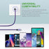 USB C Charger Cable Fast Charging Cord 3PC for Samsung Galaxy A15 5G/A35/S24