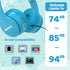 MIDOLA Kids Headphones, Bluetooth 5.4 Wireless, 68H Play Time, Volume Limit, Over-Ear Foldable Headset, Blue