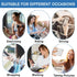Jxiwfvl 8 PCS Heart Shaped Phone Charm Hooks, Universal Adhesive Metal Cell Phone Finger Ring Grip Hook, Cute Heart