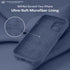LOVE 3000 iPhone 13 Case, Shockproof Protective Phone Case with Camera Protection, Soft Anti-Scratch Microfiber Lining,