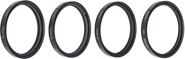 Vivitar +1 +2 +4 +10 Close-Up Macro Filter Set with Pouch (58mm)