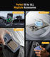 Miracase Designed for iPhone 15 Pro Case - Clear Glitter, Compatible with MagSafe, Magnetic Ring Holder, Shockproof