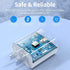 USB C Charger for iPhone, Fast Charging 20W Type C Wall Charger Block with 10FT USB C to Lightning Cable Compatible