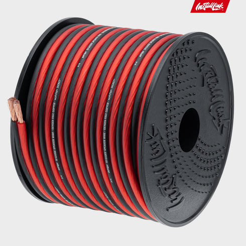 Install Link 10 AWG Gauge Speaker Wire Cable (50 Feet) for Stereo, Car or Home Theater, OFC