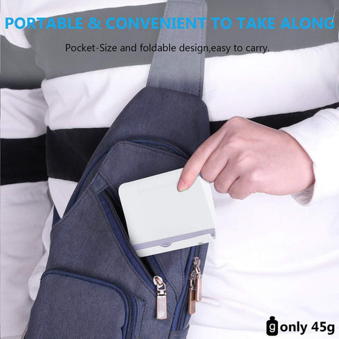 Cell Phone Multi-Angle Stand Holder - White Cradle Organizer Charger Station for Tablet, Desktop, Bed, Office, School,