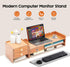 ZBXGJKSY monitor stand, Computer Monitor Stand Bring three Drawers Large Storage desk organizer with drawers desk