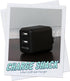 Smartish 2 Port USB Wall Charger - Charge Shack Maximum Speed 4.8 Amp Quick Charger Compatible with iPhone Android and All USB Devices (Silk) - Black