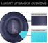 Replacement Ear Pads for JBL E35 E45 E45BT Bluetooth Wireless Headphones, Ear Pads Cushions with High-Density Noise Isolation Foam, Made Soft Protein Rubber Leather - Blue