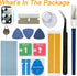 2pcs Rear Camera Glass Lens Replacement with Adhesive, Repair Toolkit & Back Camera Cover for Samsung S20 Plus