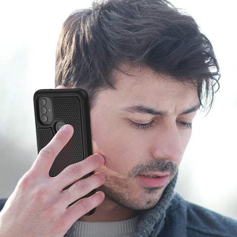 BNIUT for Motorola Moto G Power 2022 Case, Dual Layer Protective Heavy Duty Shockproof Cover for Moto G Play 2023