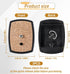 Josojoou 3PCS 43x43mm Universal Tripod Quick Release Plate, Wood Camera Tripod Mount Adapter with Screws, Camera