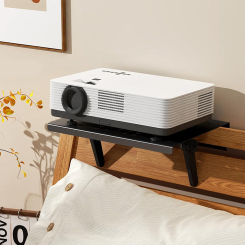 CABTE Metal Projector Mount Adjustable Angle, Suitable for Projectors and Speakers Perforated Design