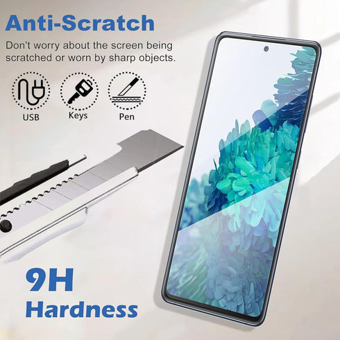 Lyphpe?3 Pack?Privacy Screen Protector for Samsung Galaxy S20FE, 9H Tempered Glass, Anti-Spy Private Film, Case Friendly