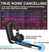 Bluetooth Headset V5.0 - Wireless Earpiece with 24Hrs HD Calling, CVC8.0 Dual Mic Noise Cancelling, Hands-Free for