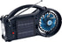 Supersonic SC-1073ERF Solar Power Bluetooth Speaker with FM Radio, LED Torch Light, for Camping and Emergency
