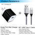 Type C Wall Charger, 5V/1A Charging Block Wall Charger Plug Cube Brick with 6ft USB C Cable Type C Charger Cable Cord for Samsung Galaxy S24 S23 Ultra S22 Ultra 5G S22 S21 S20, Pixel 8 Pro 7a 7 6a 6 5