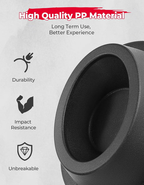 KEMIMOTO 6x9 Speaker Pods, Universal Speaker Boxes Enclosures, Compatible with UTV, RV, Car, Boat, Black, 2pcs