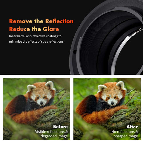 K&F Concept Lens Mount Adapter for Nikon G/F/AI/AIS/D/AF-S to Fujifilm X-Series Cameras