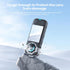 LICHIFIT Transparent PC Lens Cap for Insta360 X3 Panoramic Camera Lens Protective Frame Cover Accessories Guard