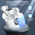 Wireless Earbuds, 2024 HiFi Stereo Headphones with 4 ENC Noise Canceling Mic, 42H Playtime, Bluetooth 5.3, White