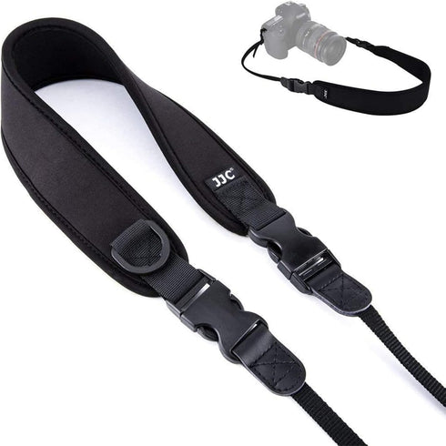 JJC Quick Release Neck Strap for Mirrorless DSLR Cameras - Canon R100, R8, R50, Rebel T8i, T7i, 4000D, 90D, Sony A6700,