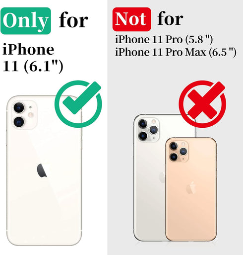 Cozycase Waterproof iPhone 11 Case - Built-in Screen Protector, Full-Body Rugged Bumper, Shockproof and Dustproof