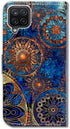 Galaxy A12 Case, Gorgeous Colours Circle Mandala Leather Flip Wallet Cover with Card Slot Holder Kickstand