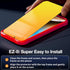 2 Pack Privacy Screen Protector for iPhone 14 / iPhone 13 / iPhone 13 Pro, Anti-Spy Tempered Glass, Gradient Colorful
