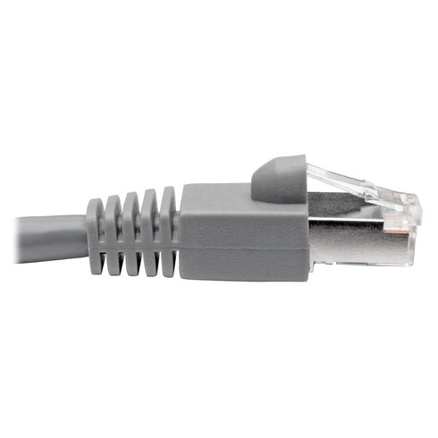 Tripp Lite Cat6a 10G Ethernet Cable, Snagless Molded STP Network Patch Cable, Gray, 12 Feet