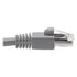 Tripp Lite Cat6a 10G Ethernet Cable, Snagless Molded STP Network Patch Cable, Gray, 12 Feet