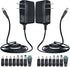 ANLINK 2 Pack 12V 1A 1000mA 10ft Power Supply Adapter with 8 Tips,