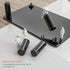 2 Pack HD01B-202 Hemudu Computer Monitor Stand Riser with Height Adjustable Multi Media Desktop Stand for Flat Screen
