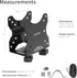 VIVO Adjustable Thin Client Mini PC Mount Bracket, CPU VESA Under Desk Computer Holder, Black (MOUNT-PC05C)