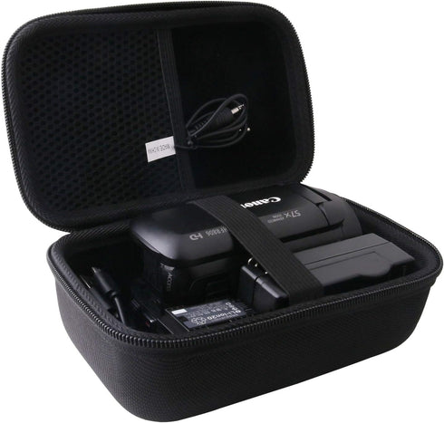 waiyu Hard Carrying Case for Canon VIXIA HF R800/HF R600/HF R80 Portable Video Camera Camcorder