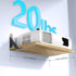 Shelf,15.7" 9.8" 2pcs DAWASAPAT Projector Shelf, Projector Wall Mount Floating x Deep Shelves with Large Storage