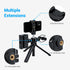 JJC 2 in 1 Extendable Mini Vlogging Tripod & Selfie Stick for Sony ZV-E10, Canon EOS M50, Panasonic G100, and More