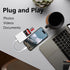 MTIQHS 15/16/17, 17/iPad/MacBook USB C SD Card Reader for iPhone Dual Card Slots Micro SD Card Reader USB C Support SD