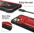 ExoGuard Rubber Shockproof Case for iPhone 11 Pro Max, Full-Body Cover with Built-in Screen Protector and Kickstand