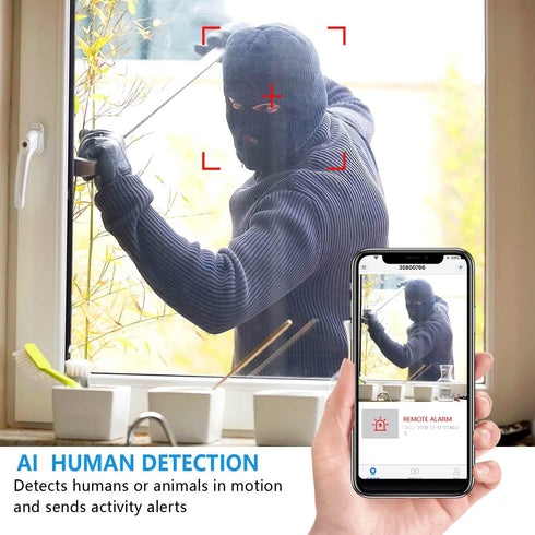 Smallest HD 1080P Spy Camera Detector, Wireless Home Security Nanny Cam, Indoor/Outdoor with Night Vision & Motion