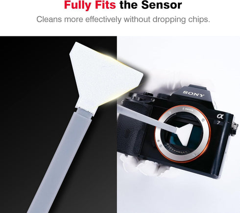 VSGO 6pcs 10ml (VS-S03-6) Full Frame Sensor Cleaning Kit, Sensor Swabs & Sensor Cleaner for Nikon Sony Canon DSLR