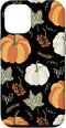 iPhone 12/12 Pro Case - Autumn Falling Leaves and Pumpkin Spice Harvest Happy Fall