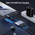 UGREEN USB C to 3.5mm Audio Adapter 3 in 1 Charger and Headphone Splitter with PD 60W
